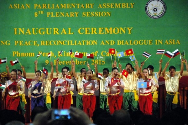 В Пномпене открылась 8-я конференция Азиатского межпарламентского союза - ảnh 1